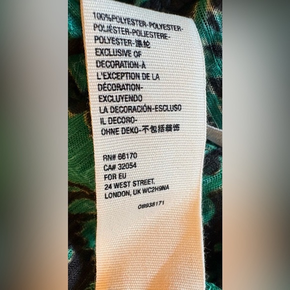 Free People Green and Pink Women's Dress - Picture 4 of 7